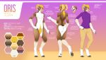  2019 5_fingers absurd_res amber_eyes anthro areola arm_tuft beard big_butt bighorn_sheep biped bisexual_pride_colors blonde_hair body_hair bottomwear bovid bracelet brown_body brown_fur brown_hooves brown_nose butt butt_heart caprine cheek_tuft chest_tuft clothed clothing digital_drawing_(artwork) digital_media_(artwork) digitigrade ear_piercing elbow_tufts english_text eyebrows eyelashes eyewear face_tuft facial_hair fingers fluffy fully_clothed fur girly goatee hair happy_trail hi_res hooved_fingers hooves horn humanoid_hands jeans jewelry leg_tuft lgbt_pride looking_at_viewer m_artifex male mammal model_sheet multicolored_body multicolored_fur multicolored_tail naturally_censored navel nipples nude open_mouth open_smile oris pants piercing pink_areola pink_nipples pink_tongue pride_colors pubes purple_clothing purple_topwear sheep short_hair shoulder_tuft simple_background smile solo standing sweater tan_bottomwear tan_clothing tan_horn teeth text tongue topwear tuft turtleneck two_tone_body two_tone_fur white_belly white_body white_fur white_tail yellow_pubes 