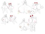  &lt;3 absurd_res big_breasts blush breasts cactuscacti english_text female hi_res huge_breasts kirlia lilligant nintendo nipples nude pok&eacute;mon pok&eacute;mon_(species) pussy sex simple_background text titfuck video_games white_background 