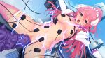  1girl bdsm blush bondage bound breasts cable censored day dildo dutch_angle electricity electrocution en_ciel_rena en_ciel_rena_(sin) forced_orgasm game_cg hair_ribbon huge_dildo kourin_tenshi_en_ciel_rena large_breasts large_insertion large_variant_set long_hair mosaic_censoring navel non-web_source object_insertion official_art open_clothes open_mouth orgasm outdoors outstretched_arms pink_hair pink_thighhighs ponytail pussy pussy_juice red_eyes restrained ribbon saitou_natsuki sex_machine sex_toy shirt solo spread_arms spread_legs stationary_restraints suhamaya tentacles thighhighs tomoe_rena torn_clothes torn_thighhighs vaginal vaginal_object_insertion variant_set wide_spread_legs 