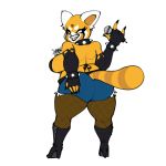  2019 aggressive_retsuko ailurid anthro armwear belly big_breasts big_butt bikini bikini_top black_lipstick black_nails black_nose bodypaint boots bottomwear bracelet breasts butt chubby_female clothed clothing collar colored_nails cutoffs denim denim_clothing devil_horns_(gesture) elbow_gloves empty_eyes eyelashes face_paint female fingerless_gloves fishnet fishnet_legwear footwear fur gesture gloves hand_on_butt handwear high_heeled_boots high_heels jewelry legwear lipstick looking_at_viewer looking_back makeup mammal microphone midriff nails no_pupils presenting presenting_hindquarters rear_view red_panda retsuko sanrio sharp_teeth shoes short_stack shorts side_boob skimpy slightly_chubby smile solo spiked_bracelet spiked_collar spikes standing sunnyslash swimwear teeth thick_thighs torn_clothing wide_hips 