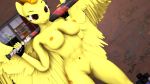  16:9 3d_(artwork) anthro big_breasts breasts digital_media_(artwork) equid equine feathered_wings feathers female friendship_is_magic hi_res mammal muscular muscular_female my_little_pony nude pterippus pussy spitfire_(mlp) the_fatcat wings wonderbolts_(mlp) 