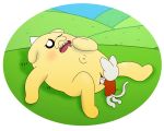  2019 5:4 adventure_time beth_(adventure_time) blush canid canine cartoon_network clothed clothing digital_media_(artwork) female fur hi_res lagomorph leporid male male/female mammal mexa nude open_mouth penis pussy rabbit sex shermy_(adventure_time) simple_background white_body white_fur 