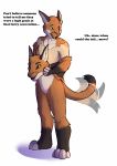  2019 anthro biobasher clothing costume dialogue felid feline fursuit green_eyes hi_res male mammal open_mouth simple_background solo standing suit_transformation surprise tailwag transformation white_background 