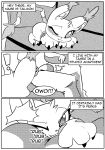  absurd_res bulge comic digimon digimon_(species) doujinshi felid feline gatomon hi_res human mammal nuzzling rubbing white_crest 