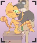 2026 4_fingers absurd_res anthro anthro_on_anthro anthro_penetrated anthro_penetrating anthro_penetrating_anthro areola arm_support arm_tattoo balls bent_arm bent_leg big_areola big_breasts big_eyes big_penis black_body black_clothing black_eyebrows black_fur black_nose black_shirt black_t-shirt black_tattoo black_topwear blind_eye bodily_fluids bottom_heavy bottomless bottomless_anthro bottomless_male bracelet breasts brown_balls brown_body brown_eyes brown_fur brown_penis brutus_(pixie_and_brutus) camera_view canid canine canis canoart censored censored_face cheek_tuft clothed clothing crossover crossover_ship cum cum_from_vagina cum_in_vagina cum_inside cum_splatter digital_drawing_(artwork) digital_media_(artwork) domestic_cat domestic_dog duo erect_nipples erection extended_arm eyebrows eyelashes facial_tuft fangs feet felid feline felis female female_anthro female_penetrated fingers fran_(litterbox_comics) from_front_position fur fur_tuft genital_fluids genitals german_shepherd green_bracelet green_eyes green_sclera green_wristband hand_on_another's_chest hand_on_chest herding_dog hi_res humanoid_genitalia humanoid_hands humanoid_penis inside interspecies iris jewelry light_areola light_body light_fur light_nipples litterbox_comics looking_at_viewer male male/female male_anthro male_penetrating male_penetrating_female mammal markings mature_anthro mature_female mature_male mosaic_censorship multicolored_body multicolored_fur nipples no_pupils nude nude_anthro nude_female open_mouth open_smile orange_body orange_breasts orange_ears orange_fur orange_markings orange_stripes orange_tail pastoral_dog penetration penile penile_penetration penis penis_in_vagina pink_areola pink_nipples pink_nose pink_tongue pixie_and_brutus plantigrade pointy_ears prick_ears purple_background recording sex shadow shirt short_sleeves side_view simple_background sitting smile smiling_at_viewer snout standing standing_sex striped_arms striped_back striped_body striped_fur striped_head striped_legs striped_markings striped_tail stripes t-shirt tabby_cat tail tail_markings tan_balls tan_body tan_fur tan_penis tan_sclera tattoo teeth thick_eyebrows thick_eyelashes thick_neck thick_thighs tongue toony topwear tuft vaginal vaginal_penetration white_body white_fur white_sclera wristband