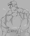 abs absurd_res amadchief anthro areola athletic athletic_female back_muscles biceps big_breasts big_butt bodily_fluids breasts bubble_butt butt cum curvy_figure dinosaur duo erection fang_(primal) female female_penetrated fur genital_fluids genitals hi_res human humanoid interspecies male male/female male_penetrating male_penetrating_female mammal muscular muscular_anthro muscular_arms muscular_female muscular_male muscular_thighs nipples nude open_mouth pecs penetration penile penis prehistoric_species primal_(series) rear_view reptile saurischian scalie scar sex simple_background smile tail teeth theropod thick_thighs triceps tyrannosaurid tyrannosauroid tyrannosaurus tyrannosaurus_rex vaginal vulva wide_hips