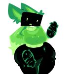 1:1 :< alpha_channel anthro big_butt bottomless breasts butt clothed clothing domestic_cat domestic_rabbit english_text enifries felid feline felis female floating_arms for_a_head furro hi_res hybrid interrobang lagomorph leporid lop_rabbit mammal no_neck object_head oryctolagus rabbit scar self-harm_scars simple_background solo text thick_thighs transparent_background unnamed_character