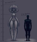  2019 abs biped breasts digital_media_(artwork) duo english_text faceless_male featureless_breasts featureless_chest featureless_crotch featureless_feet female fingers full-length_portrait fungi_fauna fungi_humanoid fungus hi_res human humanoid larger_female larger_humanoid male mammal monochrome mushroom mushroom_humanoid napalm_express nude pecs portrait size_difference smaller_human smaller_male smile standing text thick_thighs thigh_gap wide_hips 