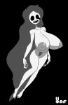  2019 big_breasts big_nipples breasts digital_media_(artwork) empty_eyes eyeless female ghost grey_hair hair her_(imscared) humanoid imscared long_hair looking_at_viewer monster monstrous_humanoid nipples not_furry nsfwoaf nude pale_skin pixel_(artwork) pubes simple_background sketch smile solo spirit toothy_grin video_games white_body 