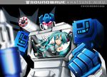  blue_hair hatsune_miku necktie no_humans soundwave transformers vocaloid 