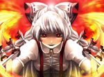  bad_id bad_pixiv_id bangs fire fujiwara_no_mokou solo touhou yukibina 