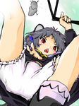  animal_ears bad_id bad_pixiv_id bloomers dowsing_rod goton_goton grey_hair jewelry mouse mouse_ears mouse_tail nazrin pendant red_eyes short_hair solo tail touhou underwear 