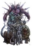  akaitera armor bad_id bad_pixiv_id banned_artist dugtrio gen_1_pokemon golem_(pokemon) gym_leader highres horror_(theme) male_focus mewtwo nidoking nidoqueen pokemon pokemon_(anime) pokemon_(creature) realistic rhydon rhyhorn sakaki_(pokemon) simple_background team_rocket 