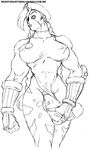  big_breasts cammy_white futanari huge_penis leotard monochrome muscle outline reddyheart street_fighter 