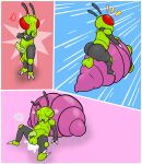 2_fingers 2_toes after_anal after_sex alien angry animal_genitalia animal_humanoid animal_penis anoelotl antennae_(anatomy) anthro arthropod arthropod_humanoid backsack balls big_butt black_limbs bodily_fluids butt butt_shot claws colored_cum comic compound_eyes cross-popping_vein crossed_arms cum cum_in_ass cum_inflated_belly cum_inside digital_media_(artwork) erection eyes_closed feet fingers flying genital_fluids genitals glaring_at_viewer green_balls green_body green_cum green_penis heart_symbol hi_res humanoid insect insect_humanoid instant_loss_2koma larva leaning_on_object looking_at_viewer looking_back looking_back_at_viewer male mandibles marvel marvel_cosmic_invasion monotone_background multiple_poses nude penis pink_body pose red_eyes riding_on_back shaded simple_background solo spread_legs spreading surprised sweat tired toes unusual_bodily_fluids unusual_cum unusual_genital_fluids