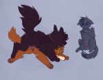 angry ashfur_(thunderclan) being_watched bodily_fluids brambleclaw_(warriors) breezepawlt cuckold domestic_cat dripping felid feline felis female feral fur genital_fluids group hi_res looking_at_another male mammal orange_body orange_fur pinned pinned_to_ground precum precum_drip spread_legs spreading squirrelstar_(warriors) trio warriors_(book_series)
