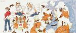 2026 blush bodily_fluids bottomwear brown_body brown_fur canid canine canis clothing confusion denim denim_bottomwear denim_clothing digital_drawing_(artwork) digital_media_(artwork) ear_growth eyewear feral full_moon fur fur_growth generation_7_pokemon glasses growth hi_res howl human human_to_feral jacket jeans lycanroc male mammal midday_lycanroc moon multi_frame_sequence multicolored_body multicolored_fur night nintendo open_mouth outside pants pokemon pokemon_(species) sequence sequential_arrow shirt shrinking size_transformation snout snout_growth solo species_transformation sweat sweatdrop tail tail_growth topwear transformation transformation_sequence undressing velvaite white_body white_fur wolf