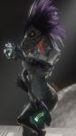 3_fingers 3d_(artwork) 9:16 alien anthro areola areola_slip arm_feathers arm_over_breasts arm_tuft armor avian avian_caruncle beak breasts covering covering_breasts covering_crotch covering_self digital_media_(artwork) dual_wielding feather_hair feathered_crest feathers female fingers grey_body grey_scales gun halo_(series) head_crest hi_res holding_gun holding_object holding_ranged_weapon holding_weapon kig-yar looking_at_viewer microsoft non-mammal_breasts nude nude_anthro nude_female open_mouth penetration plasma_pistol pseudo_hair pupils purple_body purple_feathers ranged_weapon scales scalie sharp_teeth sil_ver slit_pupils synca t'vaoan teeth tuft weapon xbox_game_studios yellow_eyes 