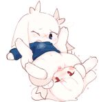 2025 anthro anthro_on_anthro blue_clothing blush blush_lines blush_stickers bottomless breath cave_story clothed clothing cunnilingus duo facesitting female female/female female_on_bottom female_on_top heart_reaction kirichiiii lagomorph looking_down looking_down_at_partner mammal mimiga navel on_bottom on_top oral rabbit_ears scar sex sitting sitting_on_another sue_sakamoto sweater topwear topwear_only toroko vaginal x_scar