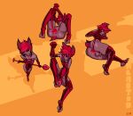 3_fingers alastor_(hazbin_hotel) anal anal_masturbation anthro armwear bbgg_(artist) bodily_fluids brown_body brown_skin bunny_costume buttplug clothing costume demon dripping elbow_gloves fingers genital_fluids gloves hair handwear hazbin_hotel hellaverse hi_res holding_object holding_toy humanoid large_penetration latex latex_clothing leaking_precum legwear leotard male masturbation multicolored_hair penetration plug_(sex_toy) posing_for_the_viewer precum precum_drip sex_toy solo stirrup_legwear stirrup_stockings stockings tail tailed_humanoid toy toying_self