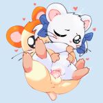 animal_genitalia animal_penis anus beady_eyes bijou_(hamtaro) blue_background blush blush_lines bodily_fluids bow_ribbon clitoral_hood clitoris duo female female_penetrated feral feral_on_feral feral_penetrated feral_penetrating feral_penetrating_feral from_behind_position front_view fur genital_fluids genitals glistening glistening_eyes hamtaro hamtaro_(series) hand_on_mouth head_tuft heart_reaction heart_symbol hearts_around_head holding_partner hug hugging_another hugging_from_behind impact_lines kirichiiii leaking_vagina looking_at_another looking_at_partner looking_back looking_back_at_another looking_back_at_partner looking_pleasured male male/female male_penetrating male_penetrating_female multicolored_body multicolored_fur obscured_face on_lap one_eye_closed orange_body orange_fur penetration penile penile_penetration penis round_ears sex simple_background sitting_on_lap spread_legs spreading tail tan_body tan_fur tremble_spikes tuft two_tone_body two_tone_fur vaginal vaginal_fluids vaginal_fluids_on_penis vaginal_penetration vulva whiskers white_body white_fur