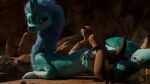 animal_genitalia anthro anus awtter balls black_pawpads blue_body blue_claws blue_fur bodily_fluids brown_body brown_fur claws disney domestic_ferret dragon dripping duo eastern_dragon feet female feral fin foot_fetish foot_grinding foot_play footjob fur furred_dragon furred_scalie genital_fluids genitals hair hi_res horn lily_pad looking_at_another looking_at_partner looking_back looking_back_at_another looking_back_at_partner looking_down lying male male/female mammal multicolored_body multicolored_fur mustelid musteline mythological_creature mythological_scalie mythology nature nature_background outside_sex pawpads paws peanut_(someferret) penis pink_anus pink_nose pink_pawpads pink_penis pink_vulva plant precum precum_drip raya_and_the_last_dragon rock scalie sex shadow sheath sisu_(ratld) size_difference swoomy tail tan_body tan_fur teal_hair true_musteline two-footed_footjob vulva water weasel whiskers white_claws
