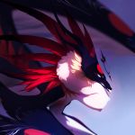  1:1 2018 absurd_res ambiguous_gender digital_media_(artwork) dragon feathered_dragon feathers feral hi_res kassillea red_body red_feathers solo white_body white_feathers wings 