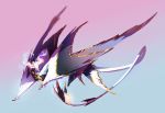  2018 absurd_res ambiguous_gender digital_media_(artwork) dragon feathered_dragon feathered_wings feathers feral gradient_background hi_res horn kassillea simple_background solo white_body white_feathers wings 