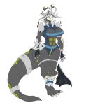 abs absurd_res aggron alpha_channel anthro athletic barefoot belt big_breasts black_sclera breasts breasts_strap broad_shoulders cape claws clothing colored cornelia_(mitch-kun) digital_media_(artwork) fan_character fangs feet female finger_claws fingerless_gloves full-length_portrait generation_3_pokemon gloves green_eyes handwear hi_res horn long_tail markings mitch-kun_(artist) nintendo pokemon pokemon_(species) portrait simple_background smile solo standing straps tail teeth thighlet toe_claws transparent_background wide_hips zipper_jumpsuit