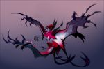  2018 ambiguous_gender beak claws digital_media_(artwork) duo feral fur furfrou grey_body grey_fur hi_res kassillea legendary_pok&eacute;mon nintendo pink_body pink_fur pok&eacute;mon pok&eacute;mon_(species) video_games yveltal 