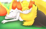  16:10 2023 3_fingers :3 :o ^w^ ambiguous_anthro ambiguous_feral ambiguous_gender anthro arm_tuft biped black_body black_fur black_nose blush blush_lines braixen canid cheek_tuft chest_tuft colored digital_drawing_(artwork) digital_media_(artwork) dipstick_tail duo eiroru eyelashes eyes_closed facial_tuft featureless_crotch fennekin feral fingers flat_chested front_view fur generation_6_pokemon head_on_arm hi_res hip_tuft inner_ear_fluff lying lying_on_another mammal markings mouth_closed multicolored_body multicolored_fur nintendo nude_ambiguous nude_anthro on_front on_side open_mouth orange_body orange_fur orange_inner_ear_fluff orange_nose orange_tail_tip outside pointy_ears pokemon pokemon_(species) prick_ears quadruped shaded shoulder_tuft simple_background sleeping tail tail_markings tapering_snout textured tongue tuft two_tone_tail white_body white_fur widescreen yellow_body yellow_fur yellow_tail 
