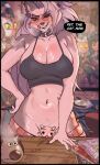 2026 5_fingers aardman_animations absurd_res anthro artist_name big_breasts black_clothing black_nose black_shirt black_tank_top black_topwear blitzo_(helluva_boss) blurred_background blush bodily_fluids bottomwear bottomwear_down breasts canid canid_demon canine cheek_tuft cleavage clothed clothing collar container crotch_tuft cup demon dialogue ear_piercing ear_ring english_text eyebrow_piercing eyebrows eyelashes facial_piercing facial_tuft fangs female fingers friendship_is_magic fur furniture genital_fluids genitals grey_body grey_fur grey_hair gromit_(wallace_and_gromit) gromit_mug group hair half-closed_eyes hand_on_hip hasbro hellaverse hellhound helluva_boss hi_res holding_marker holding_object humanoid imp licking licking_lips long_hair looking_at_viewer loona_(helluva_boss) magazine male mammal marker millie_(helluva_boss) miloff moxxie_(helluva_boss) mug multicolored_body multicolored_fur my_little_pony mythological_canine mythological_creature mythology narrowed_eyes navel notched_ear open_mouth open_smile pants pants_down partially_clothed piercing princess_celestia_(mlp) princess_molestia pussy-cat_(meme) ring_piercing sans_(undertale) shirt smile solo_focus speech_bubble spiked_collar spikes steam table tank_top teeth text tongue tongue_out topwear tuft two_tone_body two_tone_fur undertale undertale_(series) vaginal_fluids vulva wallace_and_gromit white_body white_eyes white_fur