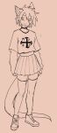 2026 absolute_territory alternative_fashion andromorph_(lore) anthro belt biped bottomwear canid canine canis cheek_tuft choker claws clothed clothing crossdressing digital_drawing_(artwork) digital_media_(artwork) dragon emo eyebrow_through_hair eyebrows eyelashes facial_tuft femboy finger_claws fingers flesh_fang footwear front_view full-length_portrait fully_clothed fur furred_dragon furred_scalie hair hybrid inner_ear_fluff jewelry legwear male mammal mythological_creature mythological_scalie mythology necklace plantigrade pointy_ears portrait prick_ears print_clothing print_shirt print_t-shirt print_topwear pupils scalie shirt shoelaces shoes short_hair sketch skirt slit_pupils sneakers snout solo standing t-shirt tail tapering_tail terra_(terrathewizard) terrathewizard thigh_highs topwear translucent translucent_hair tuft wingless_dragon wolf