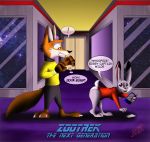  ! 2019 anthro butt canid canine captain clothing dialogue disney english_text exposed flirting fox james_t._kirk judy_hopps lagomorph leporid mammal nick_wilde panties rabbit red_clothing red_shirt red_topwear shirt speech_bubble star star_trek text thebiggeewhizz thought_bubble topwear underwear yellow_clothing yellow_shirt yellow_topwear zootopia 