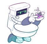  animate_inanimate beard captain_underpants clothed clothing duo facial_hair human male mammal not_furry pippy_p._poopypants tailpipeplug toilet turbo_toilet_2000 