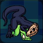animated anthro anthro_penetrated big_butt bone butt digital_media_(artwork) dinosaur dromaeosaurid feral feral_penetrating hi_res humping langui penetration pixel_(artwork) pixel_animation pixelated prehistoric_species reptile saurischian scalie skull skull_head theropod thick_thighs velociraptor wide_hips