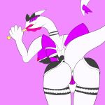  anthro anthrofied butt clothing costume female humanoid_pussy legendary_pok&eacute;mon lugia maid_uniform nintendo pok&eacute;mon pok&eacute;mon_(species) pussy solo uniform video_games 