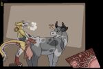 anthro anthro_on_feral anthro_penetrating anthro_penetrating_feral bestiality bestiality_impregnation bodily_fluids bovid bovine cattle cum cum_inside dividing_ovum duo female feral feral_penetrated genital_fluids impregnation looking_back looking_pleasured male male/female male_on_feral male_penetrating_feral mammal mustard_(welcometothevoid) orgasm_face ovum penetration pubes sergal sex size_difference sperm_cell swiss_(mustard) vaginal vaginal_penetration