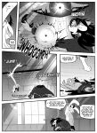 absurd_res amputation anthro beau_(undying_void) black_and_white blood bodily_fluids clothed clothing comic detailed_background dialogue duo felid female gore hi_res horn inner_ear_fluff kifyun2 lagomorph leporid magic mammal monochrome pantherine rabbit rita_(undying_void) simple_background snow_leopard speech_bubble tears text tuft