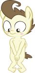  2019 alpha_channel anthro anthrofied baby barefoot biped blush covering cub embarrassed equid equine feathered_wings feathers friendship_is_magic hair male mammal my_little_pony nude papadragon69 pound_cake_(mlp) pterippus simple_background solo transparent_background wings young 