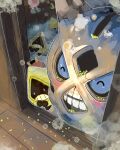  ^_^ beans breath closed_eyes evolutionary_line glalie harukara_kobayashi highres mamemaki no_humans pokemon pokemon_(creature) setsubun snorunt snowing 