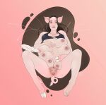 anthro big_breasts birth bodily_fluids breasts brown_hair clothing domestic_pig female feral group hair hi_res hooves human humanoid hybrid lactating lactating_through_clothing mammal mother_(lore) mother_and_child_(lore) mud multi_breast navel parent_(lore) parent_and_child_(lore) pigtails porcine_genitalia pregnant pregnant_female pregnant_humanoid simple_background species_transformation suid suine sus_(pig) tail tittydispenser topwear torn_clothing torn_topwear transformation trio wet wet_clothing