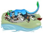 animal_genitalia balls cuddling dragon duo feher felkin genitals hi_res male male/male mythological_creature mythological_scalie mythology penis scalie sheath