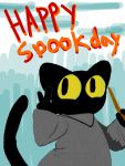  domestic_cat felid feline felis google google_doodle halloween holidays magic_cat_academy magic_cat_academy_(artist) magic_wand mammal momo_(google) wand 