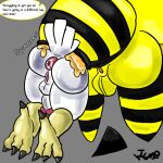  abdomen_vore anthro anus arthropod arthropod_abdomen avian backsack balls bee bird charlotte_(ishitmypants) chicken duo feathers feet food footless galliform genitals head_first herm herm/herm honey_(food) hymenopteran insect intersex intersex/intersex ishitmypants penis phasianid squeeze_(sound_effect) stinger tail tail_feathers talons tight_fit toes unusual_vore vene_(ishitmypants) vore vulva 