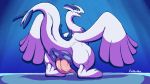  16:9 2019 absurd_res animal_genitalia animal_penis anus barefoot big_penis blue_sky butt cetacean_penis detailed_background digital_media_(artwork) erection feral genital_slit half-closed_eyes hi_res legendary_pok&eacute;mon looking_at_viewer looking_back lugia male night nintendo nude open_mouth outside penis pink_penis pok&eacute;mon pok&eacute;mon_(species) presenting presenting_hindquarters raised_tail rear_view red_eyes seaside sky slightly_chubby slit smile solo standing tapering_penis thick_penis thick_tail thick_thighs tongue video_games violabossanova wallpaper white_body wide_stance widescreen 