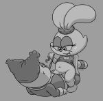  2019 anthro cartoon_network chowder chowder_(series) clothed clothed_sex clothing cowgirl_position duo female lagomorph leash leporid male male/female mammal on_top onihidden panini_(chowder) penetration pussy rabbit sex vaginal vaginal_penetration young 
