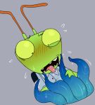  absurd_res anthro arthropod blush bodily_fluids clothed clothing faggotrat hi_res male open_mouth reggie_mantos saliva solo tentacles tongue tongue_out vermin_(series) 