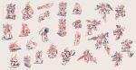  aiming back beam_cannon beam_rifle cable char's_counterattack commentary_request concept_art energy_gun gundam highres holding holding_weapon kou_(mechalog) mecha mecha_focus mechanical_arms mechanical_legs mobile_suit multiple_persona multiple_views neo_zeon no_humans one-eyed_mecha original redesign robot sazabi science_fiction shield single_mechanical_arm sketch weapon white_background 