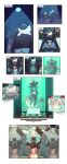  2026 4_arms 4_eyes absurd_res alien alien_abduction ambiguous_gender antennae_(anatomy) anthro assimilation bell bell_collar black_body black_fur black_hair blue_clothing blue_eyes blue_shirt blue_topwear bodysuit bound brainwashing clothed clothed_anthro clothing collar comic dialogue domestic_cat felid feline felis fur gesture green_body green_hair group hair hands_tied hi_res hypnosis hypnotic_visor machine male mammal mind_control miranii multi_arm multi_eye multi_limb multicolored_hair pink_eyes robot salute shirt skinsuit species_transformation tail tight_clothing topwear transformation two_tone_hair visor white_hair 